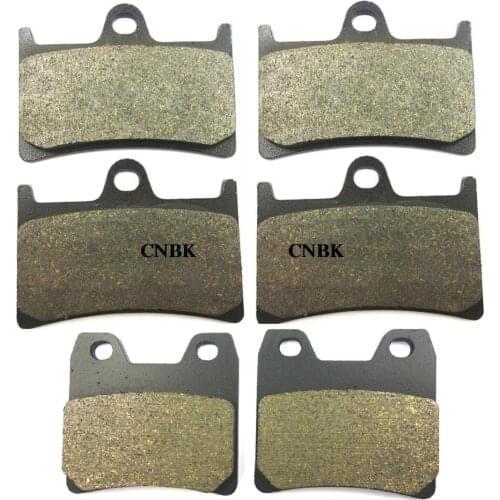 FL+FR+R Disc Brake Pads Set for YAMAHA 1000 FZS Fazer FZS1000 FZ1000 2002 2003 2004 1996 - 2000