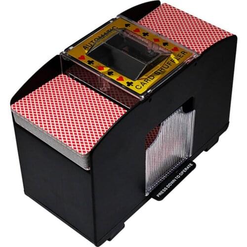 2021 New Board Game Poker Playing Cards Electric Automatic Card Shuffler Perfect For Bridge Or Poker Size Playing Cards