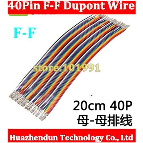 1000pcs 2.54mm 40pin dupont cable jumper wire dupont line female to female dupont Wire 20CM no DuPont head