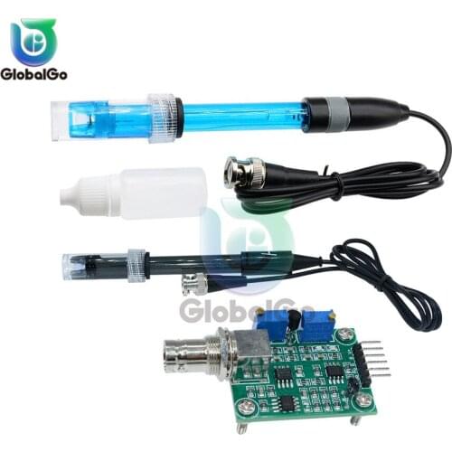 PH Electrode Probe BNC Contor for Aquarium Hydroponic PH Controller Meter Sensor ph tester probe Detection detect medidor