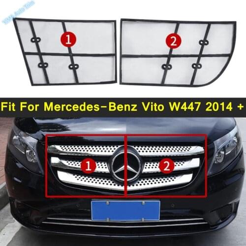 Lapetus Insect Screening Mesh Front Grille Protect Net For Mercedes-Benz Vito W447 2014 - 2021 Automotive Parts and Accessories