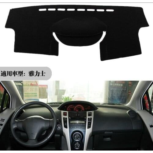 Car Inner Auto Dashboard Cover Dashmat Pad Carpet Sun Shade Dash Board Cover Fit For Toyota Vitz / Yaris Hatchback 2006 - 2011