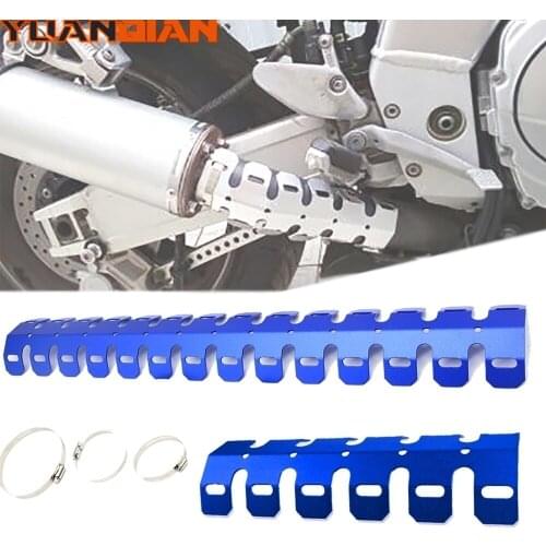 Exhaust Muffler Pipe Heat Shield Protector Guard for yamaha DT125R DT125 RL XJ 550 650 XZ550 TW125 DT125RE XS 650 750 1100 RD400