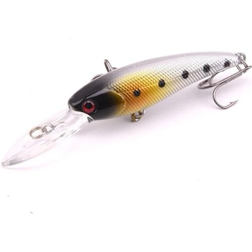1pcs Fishing Lures 3D Eyes Floating Minnow Hard Aritificial Wobblers Crankbait Plastic Baits Pesca Isca 9cm 8.3g