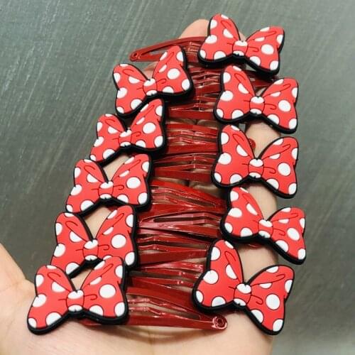 10Pcs/set Cute Bow-knot Heart-shaped Children Hair clip Girls Sweet Hair Ornament Hairpins Barrette Headband Hair Accessories