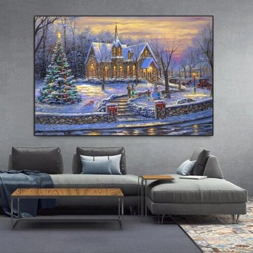 5D Diamond Painting Santa Claus Cross Stitch Kits Diamond Embroidery Mosaic Home Decor Christmas Gift