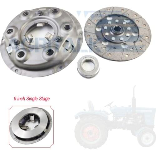 The 9 inch single stage clutch with disc and release bearing for Taishan model TS254 / TS304, Part number