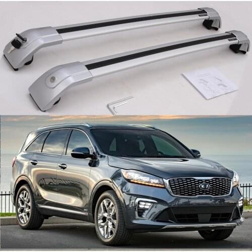 New Silver for KIA Sorento 2015 2016 2017 2018 2019 Baggage luggage roof rack roof rail cross bar