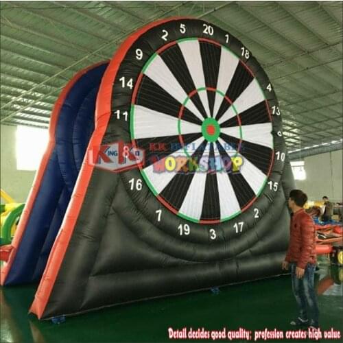 Human Rental Inflatable Football Darts/ Inflatable Dart Board Toss for Football Game