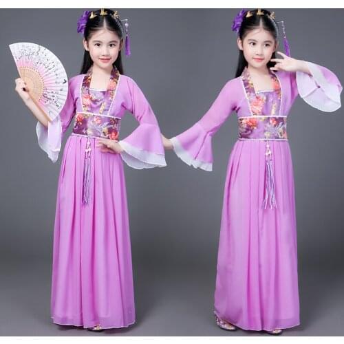 New Arrivals Kids Designers Clothes Chinese Vintage Style Tulle Dress Girls Carnival Costume for Children Fancy Dress Props