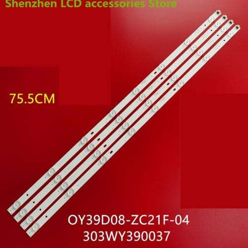 OY39D08 ZC14F 04 39inch use 730MM 8LED 60PCS 100%NEW 39inch use aluminium 100%new LCD TV backlight bar