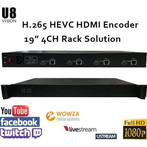 H.265 HEVC MPEG-4 AVC/H.264 HDMI Video Encoder HDMI Transmitter live Broadcast encoder H264 encoder