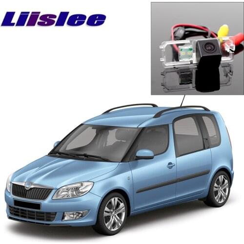 LiisLee Car Reversing image Camera For Skoda Roomster 5J 2006~2015 Night Vision HD WaterProof Dedicated Rear View back CAM