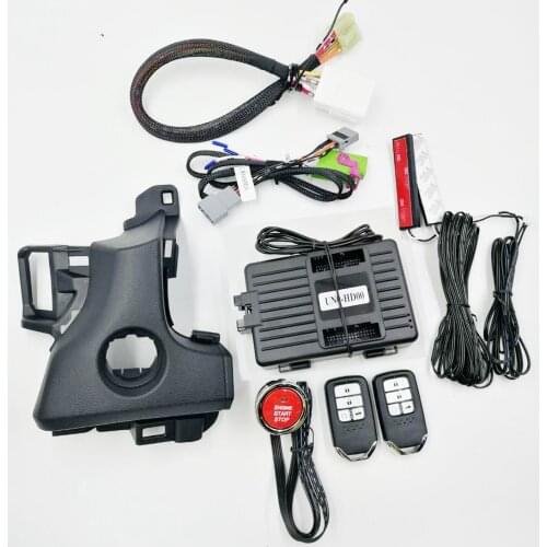 For Honda CRV 2017 to 2019 Add Push button start stop Car Alarm Phone App Remote Control Car System Central Locking System