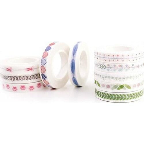 Hot New Creative Washi Tape Masking DIY Decorative Adhesive Tape Gorgeous Lovely Novel Cartoon For Scrapbooking Decoration