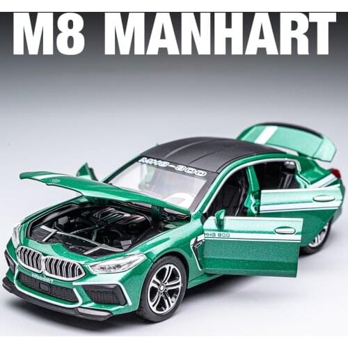 2020 New M8 IM 1:32 Scale Diecast Simulator Model Car Classic Vehicle Metal Alloy Toy Car For Boy Children Gift Collection