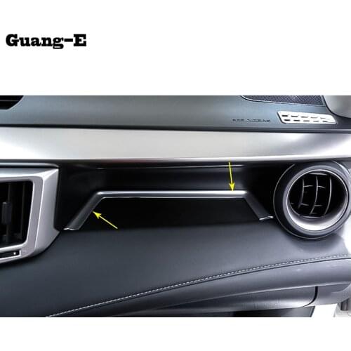 For Toyota RAV4 2016 2017 2018 co-pilot ABS chrome cover Storage trim Container Center Console Cup Holder gear box armrest 1pcs