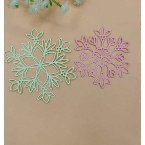 Two Flowers Metal Cutting Dies For Scrapbooking New Troqueles Stamps And Planner Dies Embossing Folder Cut Stencil