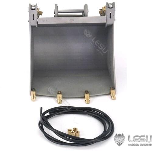 Metal Openable Closable Bucket for 1/14 LESU RC Hydraulic C374 Excavator Carter TH19135