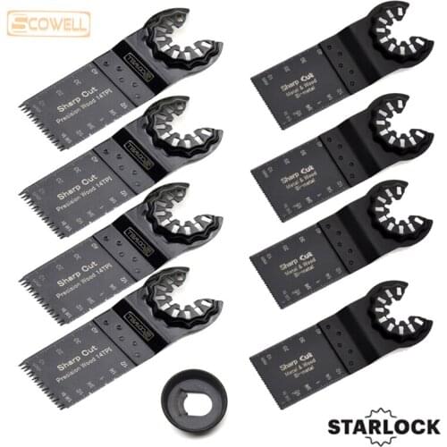 30% Off Saw Blades Tool 8 Pcs SK5 Material Type Starlock System Japanese Teeth Oscillating Multi Tools Saw Blades to Multimaster