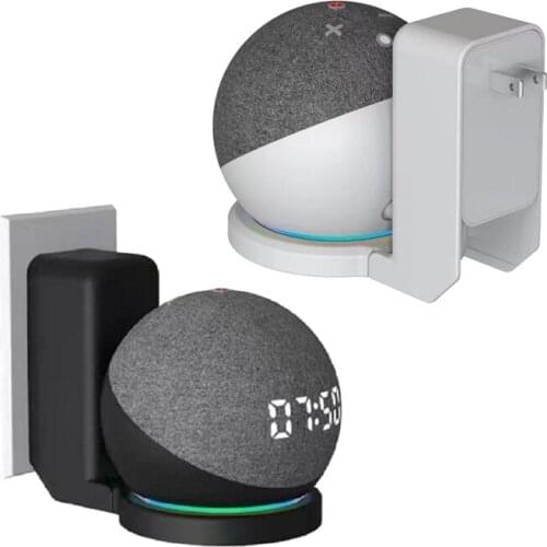 Sportlink For Echo Dot 4th Gen Wall mount Holder Stand Smart speaker Outlet Holder Space Saving Bracket In Bedroom
