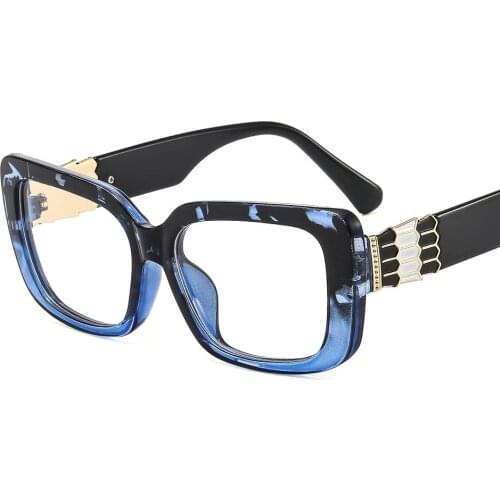 Vintage Blue Light Blocking Glasses Women Men Clear Glasses Computer Eyeglasses Prescription Clear Lens Spectacle Frame Unisex