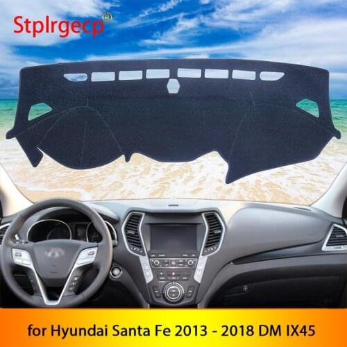 For Hyundai Santa Fe 2013 2014 2015 2016 2017 2018 DM IX45 Anti-Slip Mat Dashboard Cover Pad Sunshade Dashmat Carpet Accessories