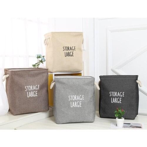 Foldable Bathroom Dirty Clothes Storage Basket Large Laundry Hamper Bucket Kids Toy Double Layer Thick Organizer Storage Basket