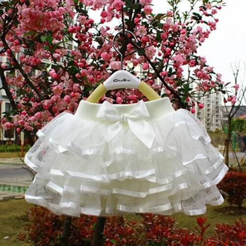 Princess Girls Tutu Skirts Baby Ballerina Skirt Baby Girl Birthday Party Elastic Waist Pettiskirt Dancewear Cool Girl Skirt