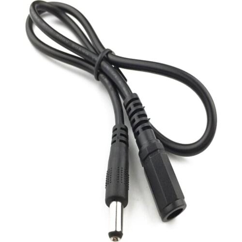 1M DC 5.5mm x 2.1mm Power Male to Female Barrel Plug Connector Extension Cable