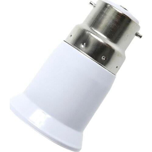 1Pcs Hot B22 to E27 Base Lamp Bulb Converter Socket Holder LED Light Bulb Adapter Fireproof Dropshipping