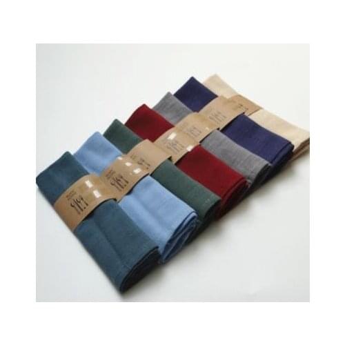 1PC High Quality Seven Pure Color Cotton Linen Napkins Tea Towel Wedding Hotel Restaurant Banquet Home Table Decoration