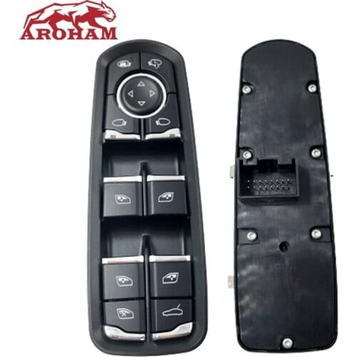 7PP959858AEDML Power Window Rearview Mirror Control Switch 7PP959858M 7PP959858A For Porsche Panamera Cayenne Macan 2011 - 2017