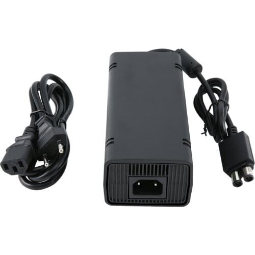 AC 100-240V Adapter Power Supply Charger Cable for X-BOX 360 Slim Ideal Replacement Charger With LED Indicator Light EU Plug