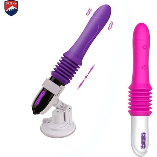 Automatic Penis Sex Machine Sale for Women,Pumping Gun Thrusting Vibrate Dildo Vibrator Female G Spot Masturbation Adult Sex Toy