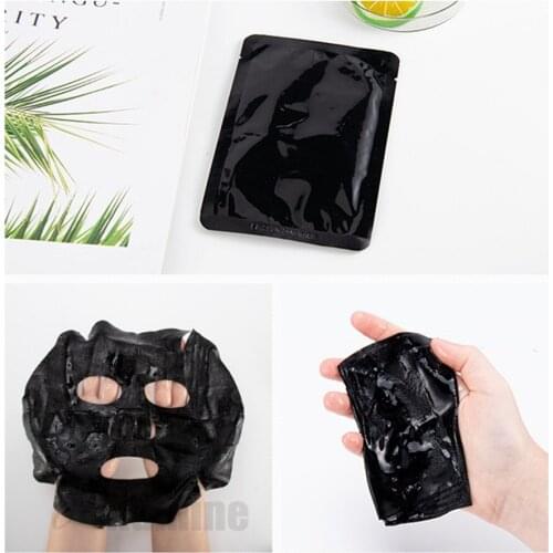 Bamboo Charcoal Skin Cleansing Mask Sheet Control Oil Remove Black Stay Up Late Moisturize Clean Shrink Pores Cosmetics UNLABELL