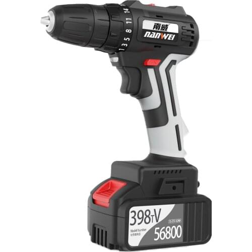 Brushless lithium electric drill high-power cordless hand drill electric screwdriver household electric screwdriver pistol drill