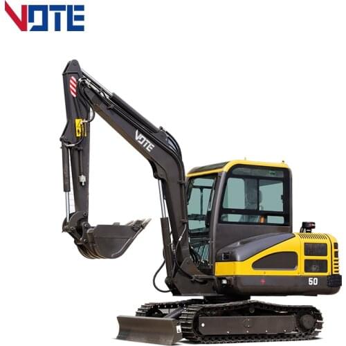 CE China Mini 5 Tons Crawler Excavator Micro Digger For Orchard Planting Excavation