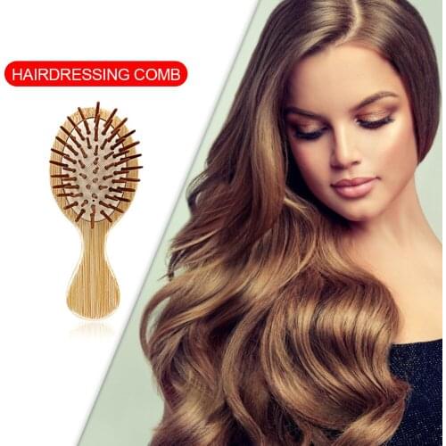 Wooden Cushion Airbag Comb Hair Brush with Air Cushion Combs for Scalp Massage Anti-static No Hair Tangle Comb Dropshipping