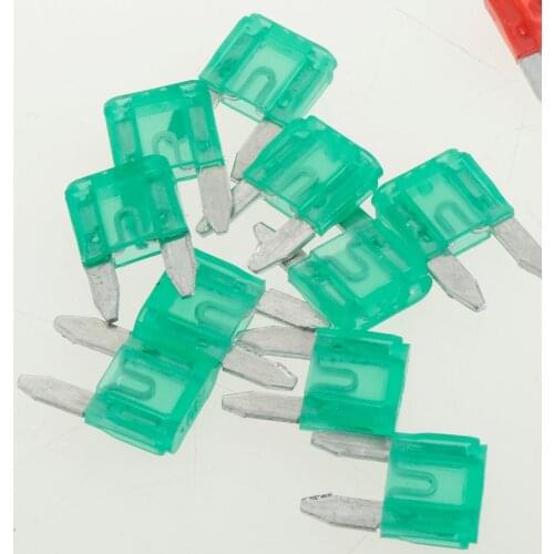 Blade Car Fuse Assortment 60Pcs Mini Standard Kit for Auto Truck Boat SUV, 19x5x18.5mm