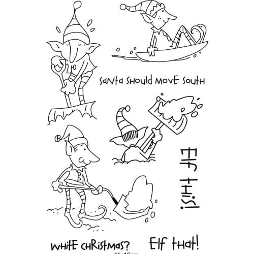 Cartoon stamp Clear Stamp for Scrapbooking Transparent Silicone Rubber DIY Photo Album Decor A152