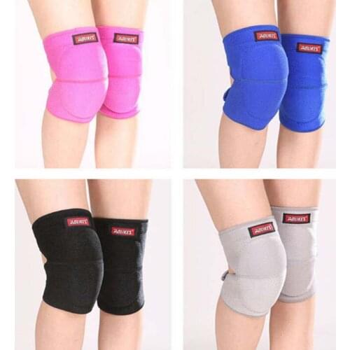 Newest Volleyball Knee Pads Thick Sponge Anti-skid Warm Knee Pads Accessorices Sports Support Kneepads For Basketball 2PCS/Pack
