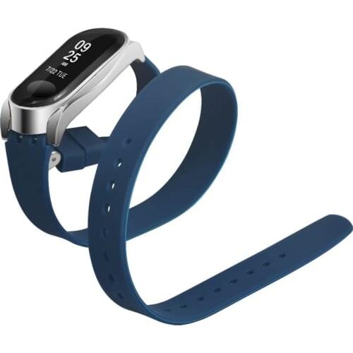Sport Watch Strap Long Silicone Wristband Bracelet Belt for Xiaomi Mi Band 3 DJA99