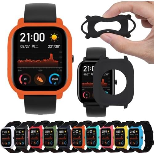 Silicone Shockproof Protective Case Cover For Xiaomi Huami Amazfit GTS Soft TPU Rubber Protector Shell Skin Frame