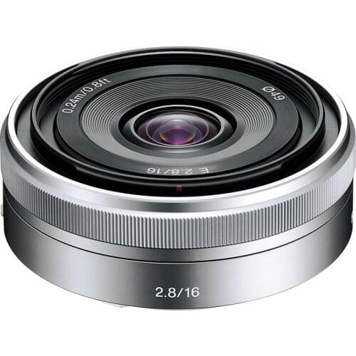 Sony E 16mm f/2.8 Lens (Silver) SEL16F28
