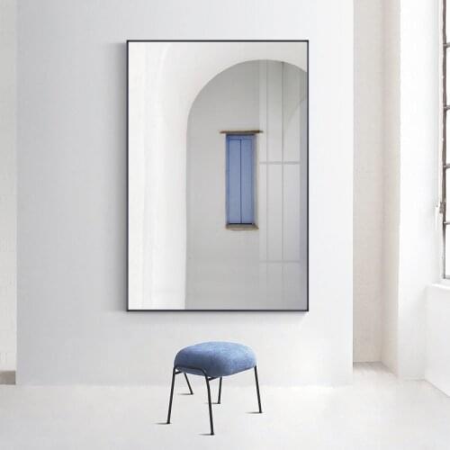 Modern white wall blue window Canvas Painting posters and print still life Art Wall quite Pictures for Living Room Bedroom aisle