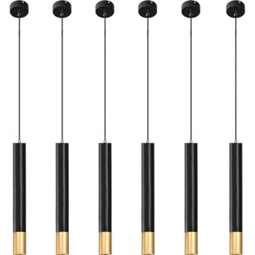 Modern tube Pendant Lights Loft Home Decor Indoor Lighting Dining Room Living Room Bedroom Bar hotel Hanging lights pendant lamp