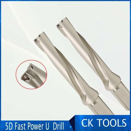 5D fast long diameter metal ZD05 14mm -32mm WC Drill Type For U Drilling Shallow Hole indexable indexable insert drills