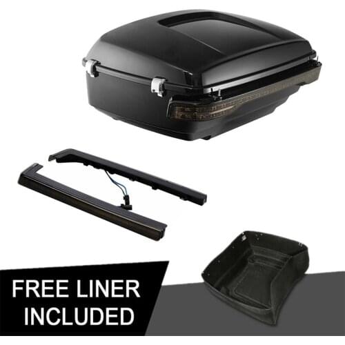 Motorcycle King Trunk Brake Tail Light Side Marker For Harley Touring Tour Pak Road King Street Glide Electra Glide 2014-2020