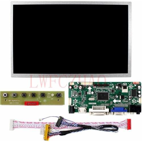 10.1 inch HSD100IFW1 1024x600 LCD Display screen + HDMI VGA Audio DVI Control Driver Board Monitor LVDS 30PINS Panel